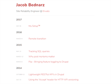 Tablet Screenshot of jacobbednarz.com